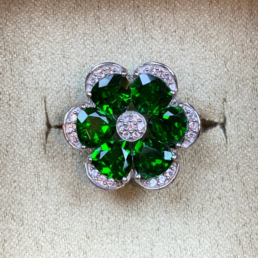 🌿Russian Chrome Diopside Ring🌿